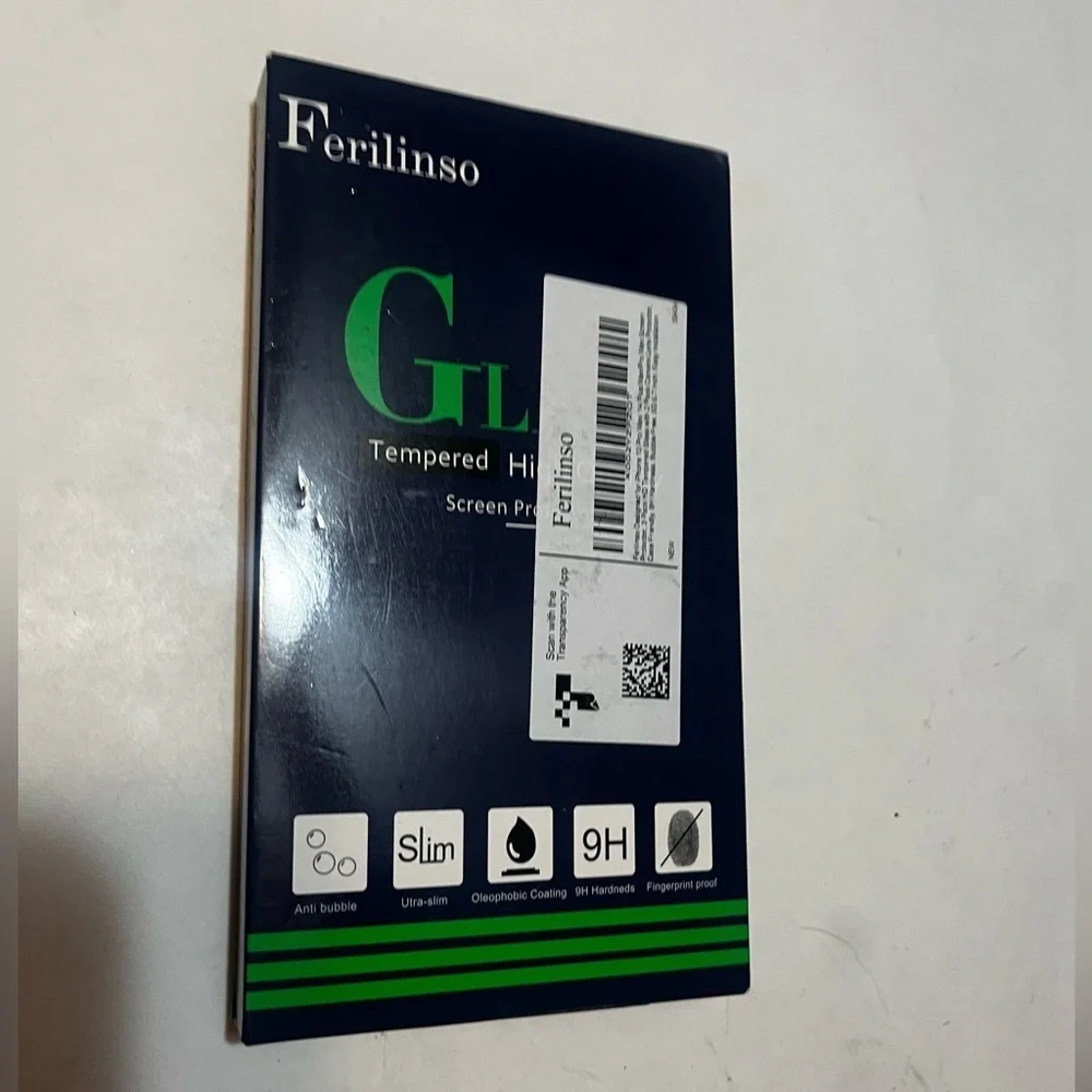 NWT Ferilinso 3 Pack Tempered Glass Screen Protector